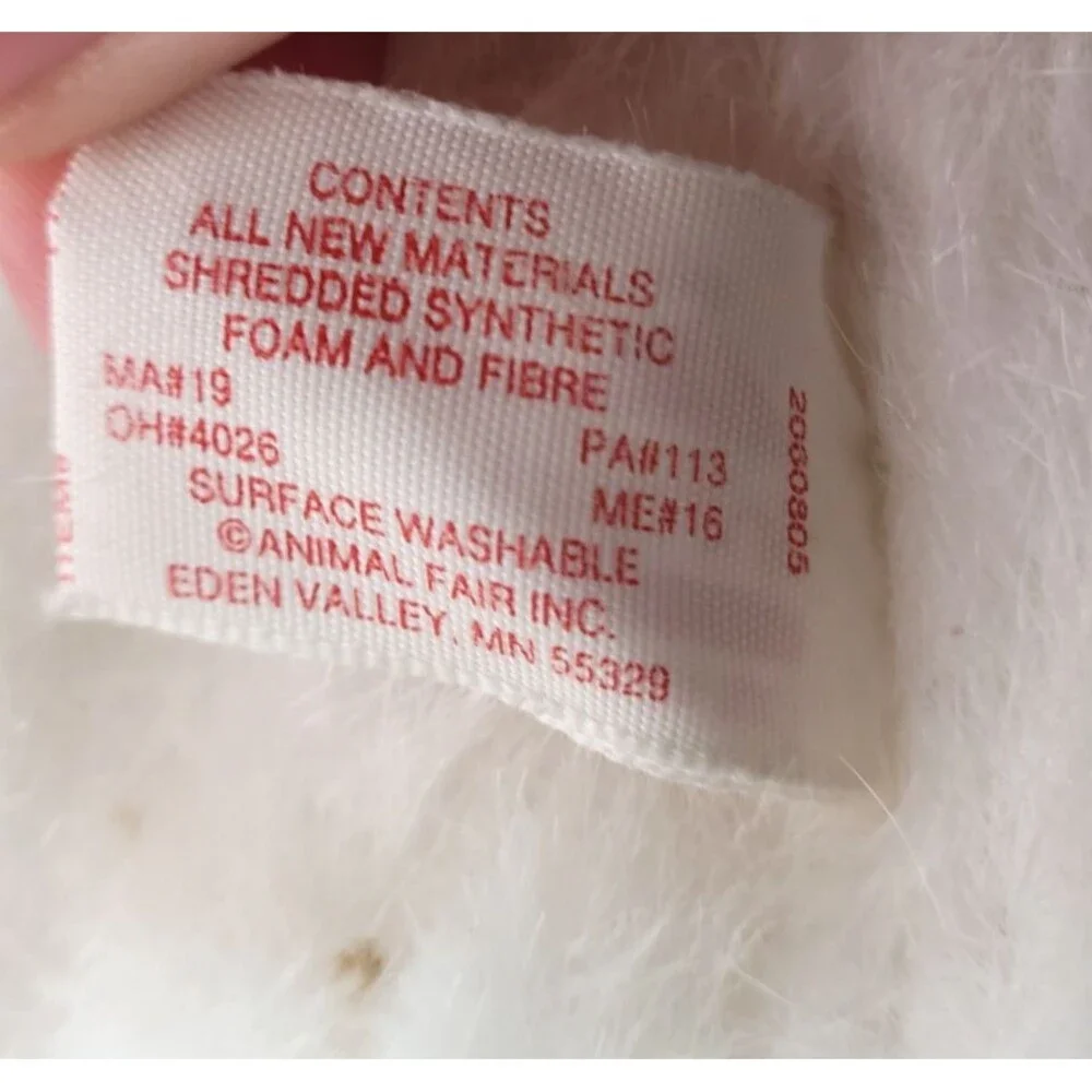 Vtg Animal Fair Polar Bear‎ Plush 8